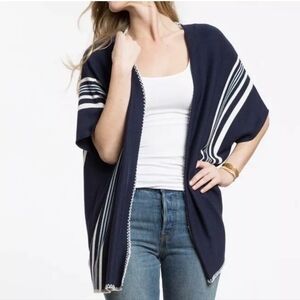 Marine Layer Cameron Poncho One Size Sweater Wrap - Women's